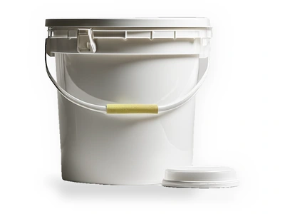 Representative image: liquid masking pail and roller