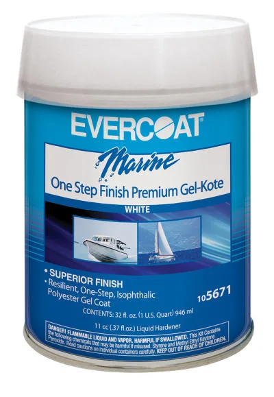 Gel-coat marin Evercoat Marine Gel-Kote, blanc, 946 ml