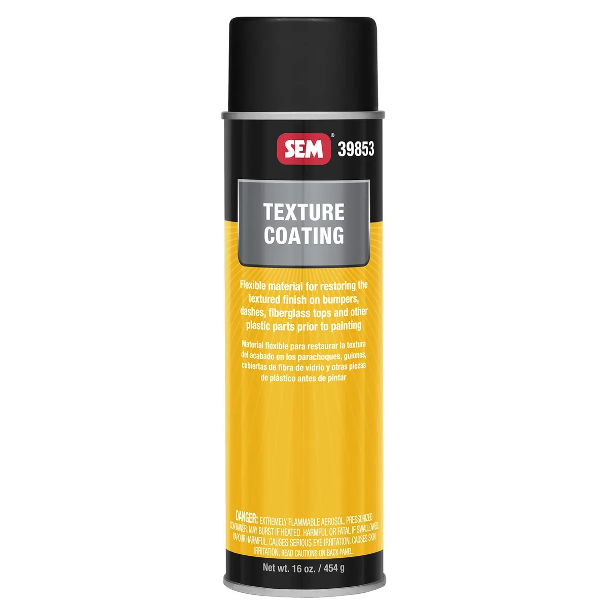 Revêtement texturé en aérosol SEM pour plastique et vinyle, 567 g
