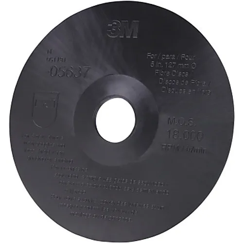 Plateau de soutien 3M 5 x 7/8 po pour disques fibre