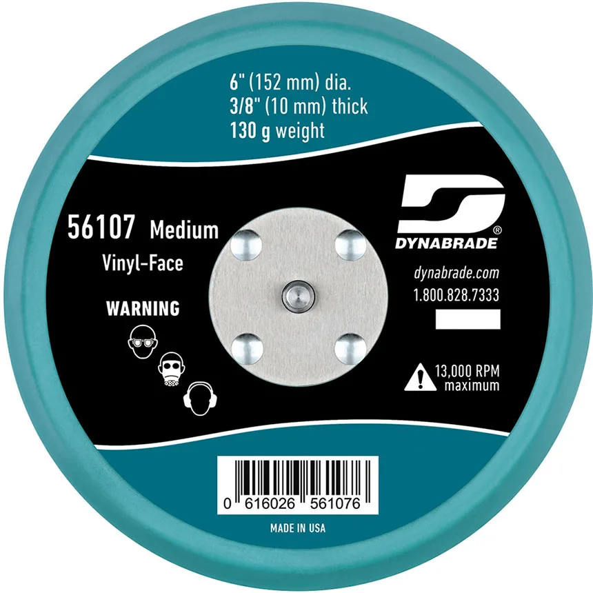 Plateaux de ponçage Dynabrade PSA mi-durs, filetage 5/16-24