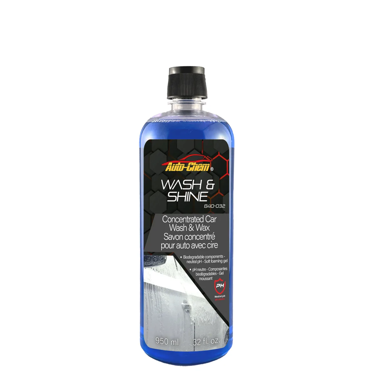 Auto-Chem Wash & Shine Concentrated Wash & Wax, 500 ml