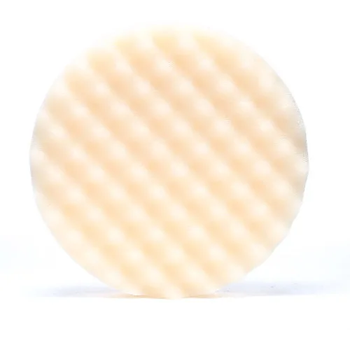 Tampon de lustrage en mousse gaufrée 3M Perfect-It, blanc, 8 po