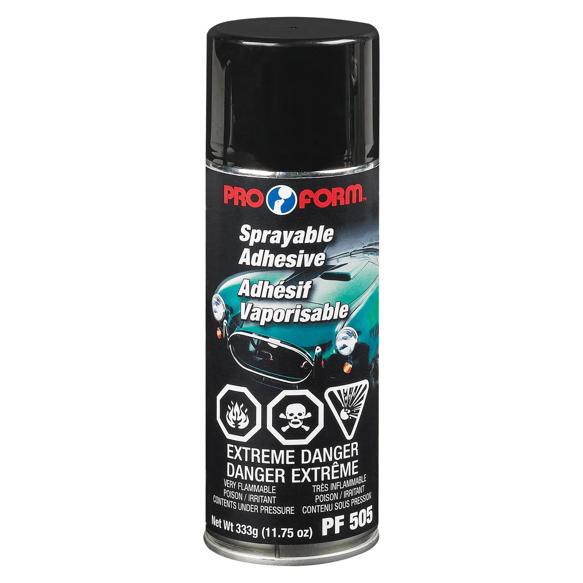 ProForm Spray Adhesive Aerosol for Vinyl, Leather, Fabric & Plastic, 333 g