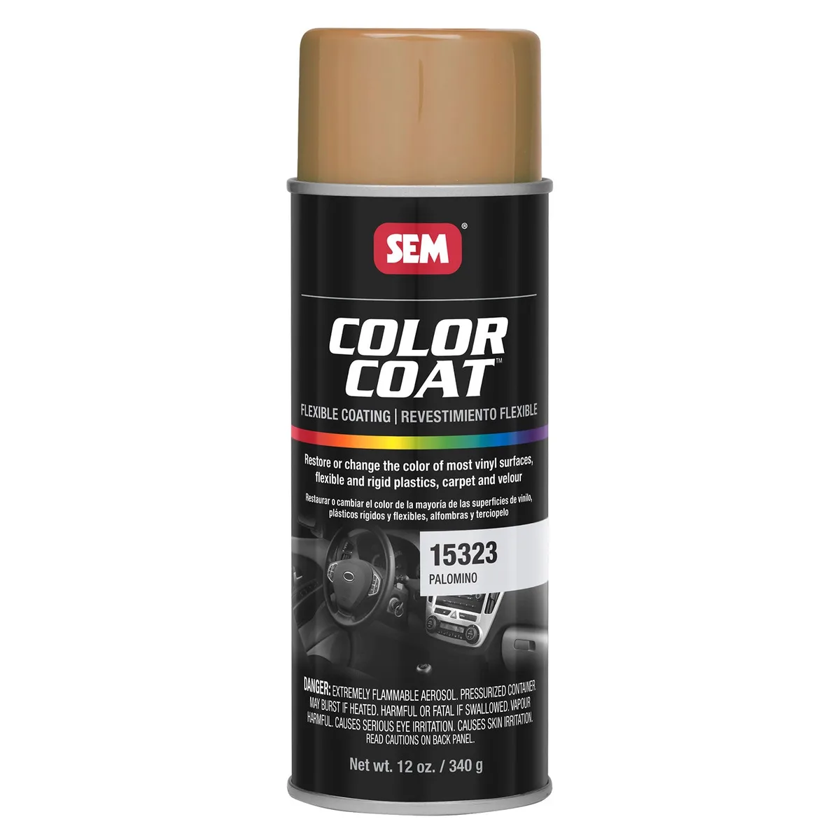 Peinture SEM Color Coat Palomino, aérosol 340 g